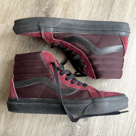 Vans sk8-hi Reissue Metallic Twill Port Royale Women's 8 - Picture 2 of 7